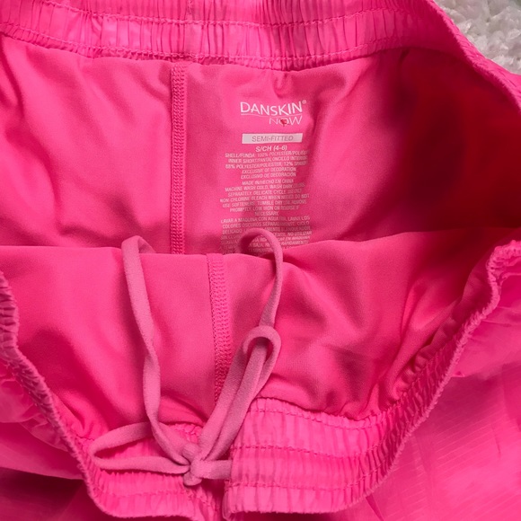 Pink Multi-Layer Danskin Dri-More Athletic Shorts - Picture 4 of 7